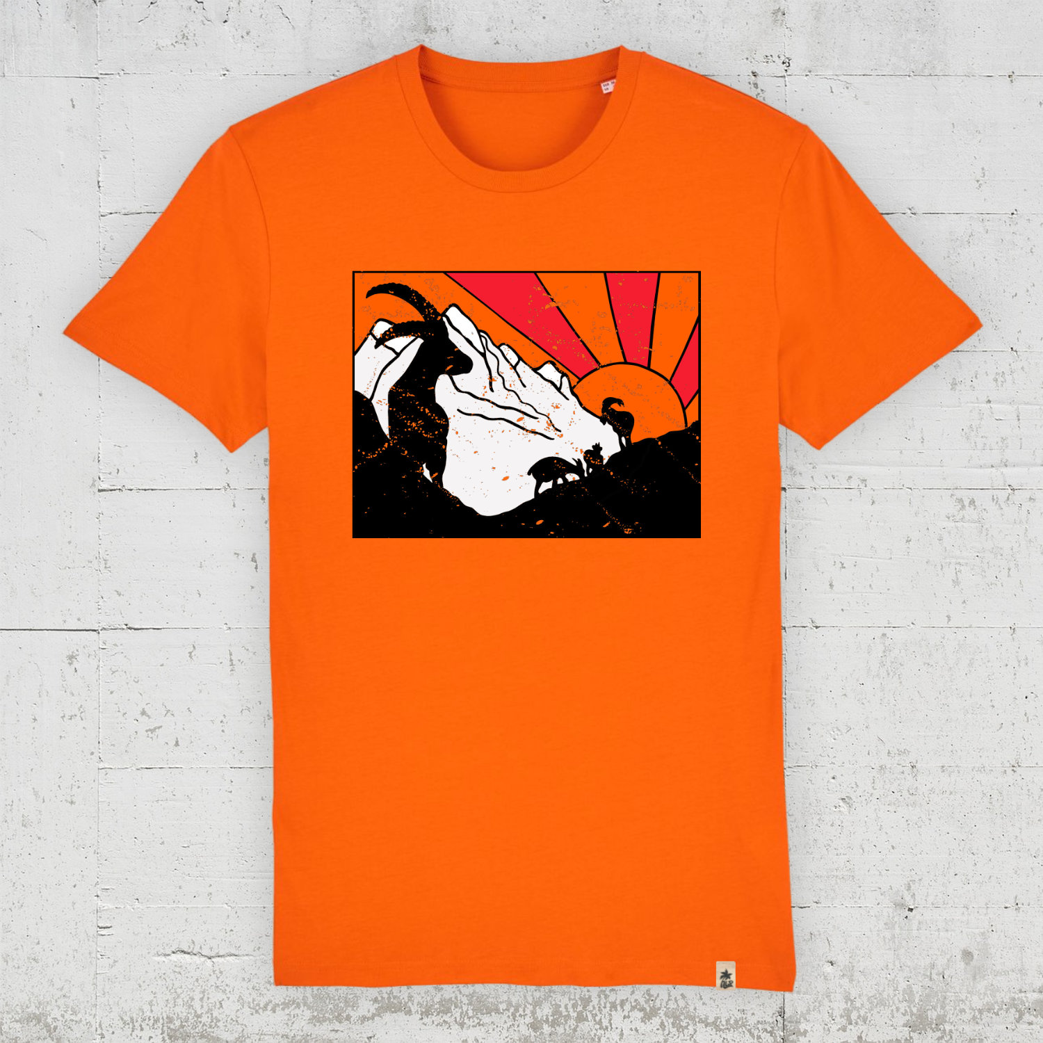 bright orange