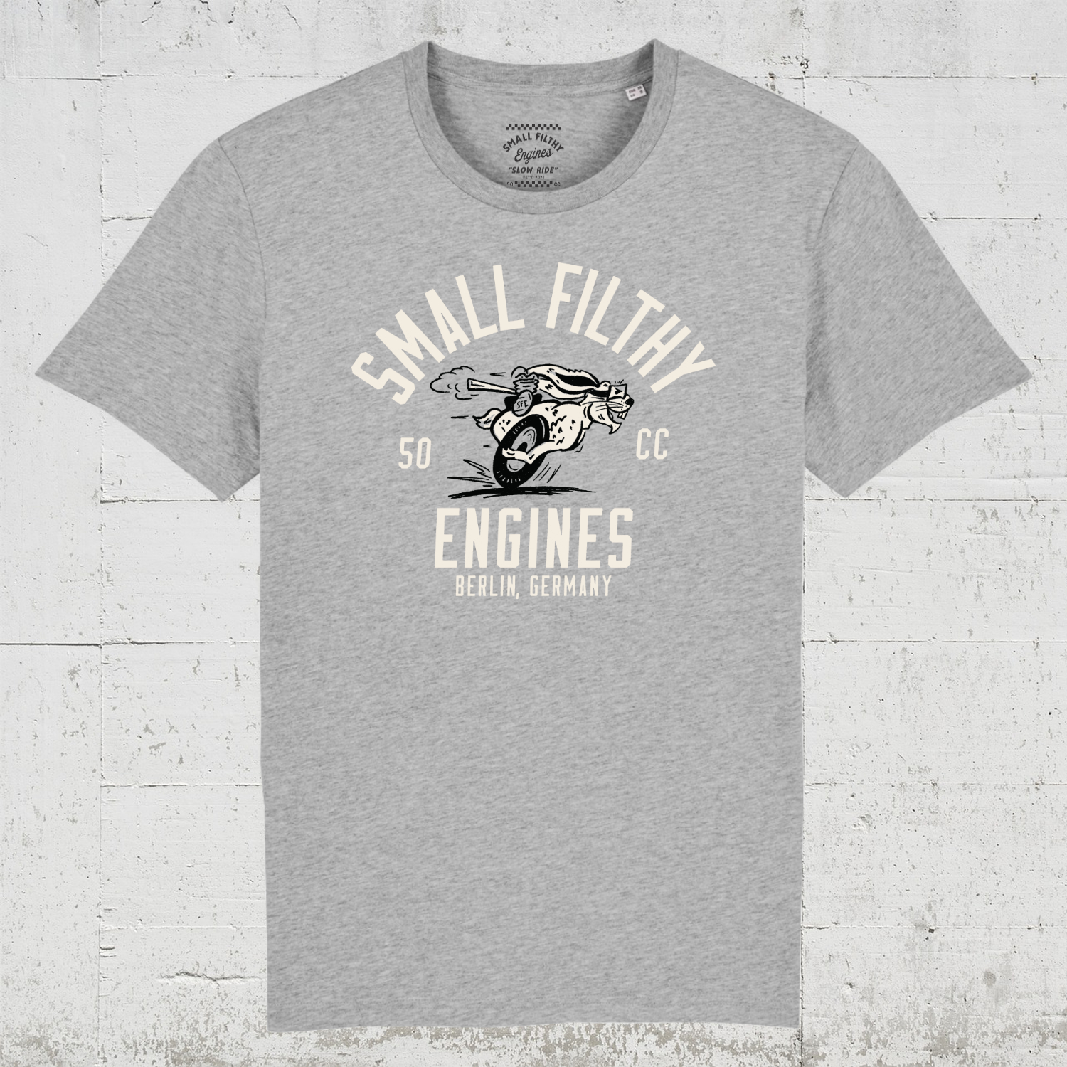 SFE - Filthy Rabbit | HLP Artists Bio T-Shirt Men - heather grey