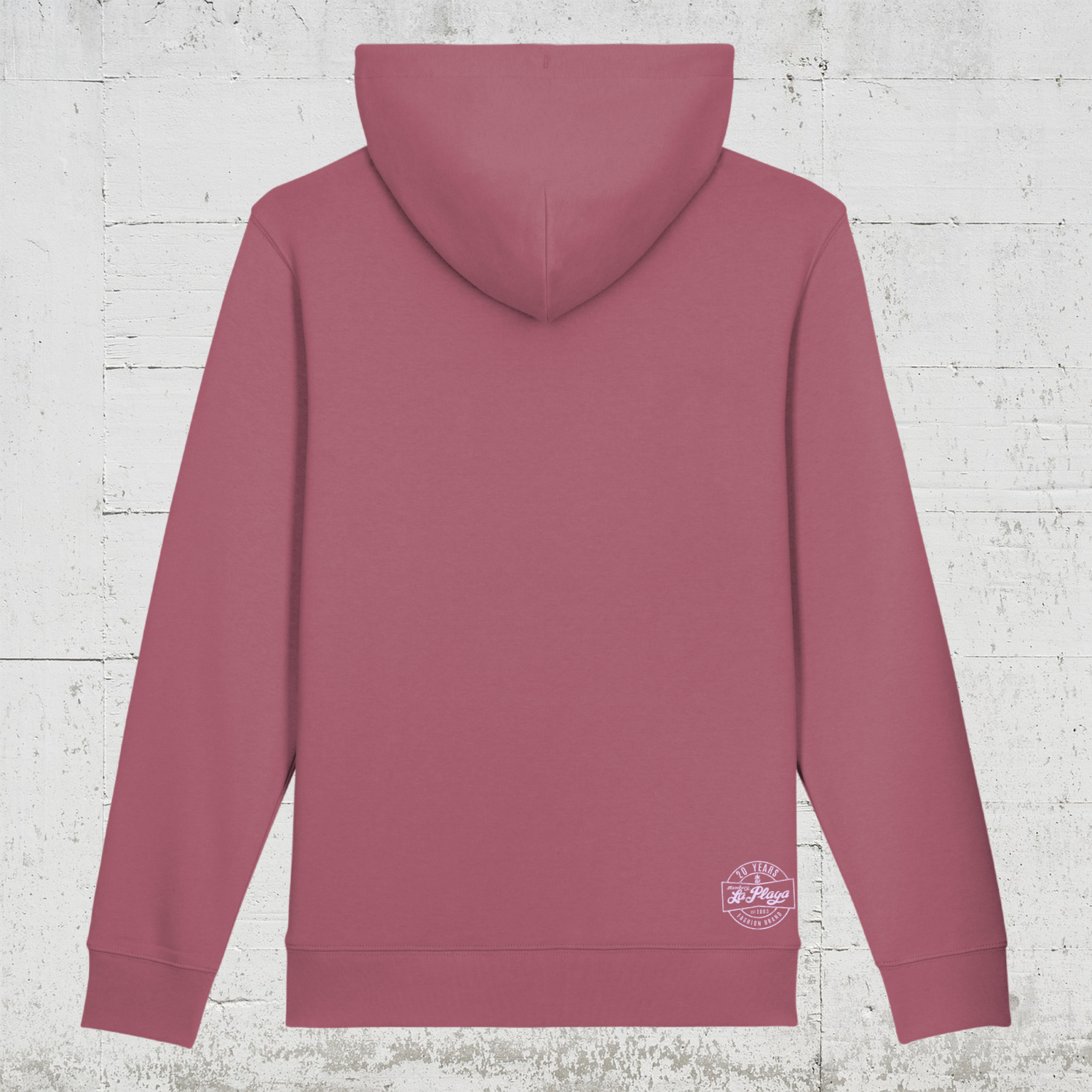 Eskalation | Bio Hoodie unisex front - hibiscus rose