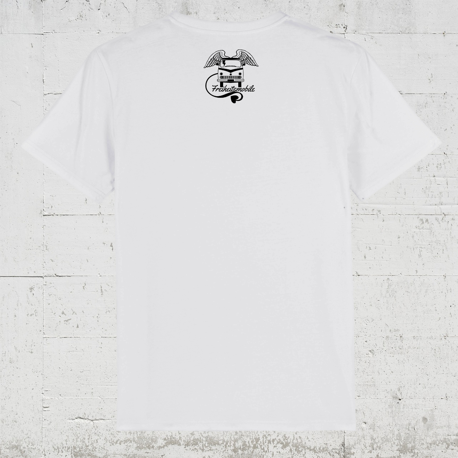 Freiheitsmobile since 2018 | Bio T-Shirt Men back - white
