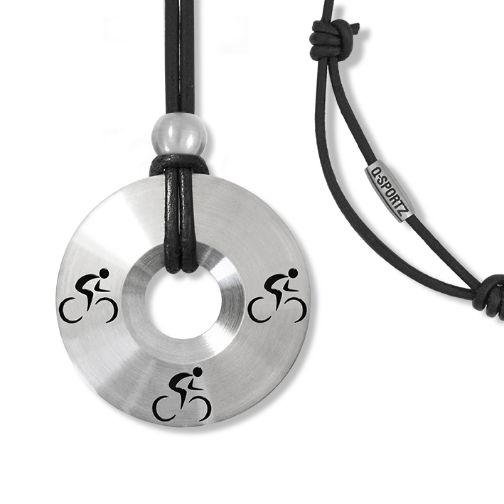 Biking runde Amulett-Kette Q-Sportz