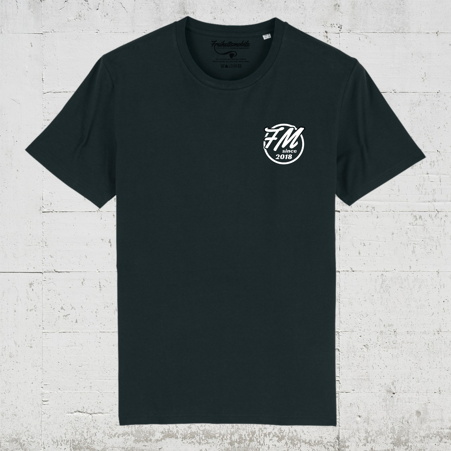Freiheitsmobile since 2018 | Bio T-Shirt Men front - black