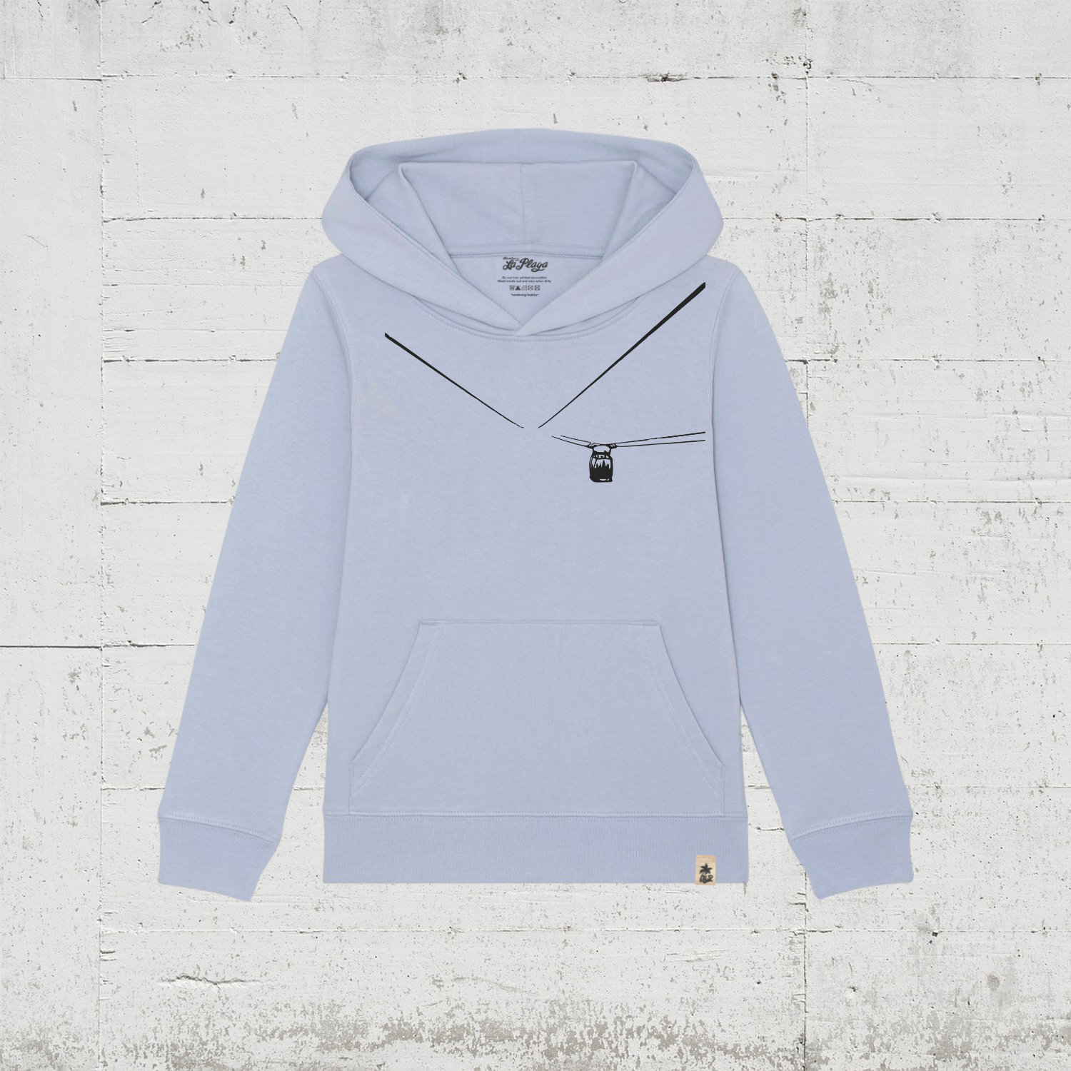 Nebelgondel | Bio Hoodie Kids - serene blue