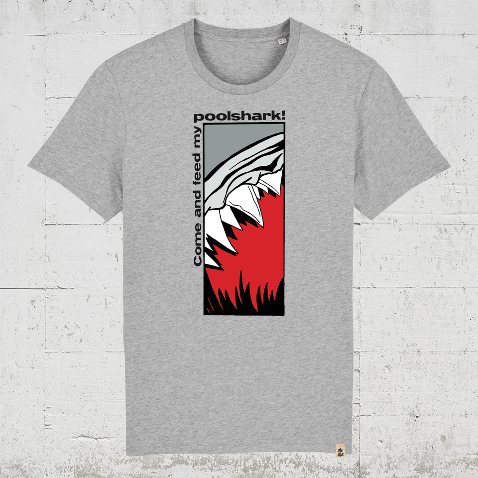 Poolshark | Bio T-Shirt Men heather grey