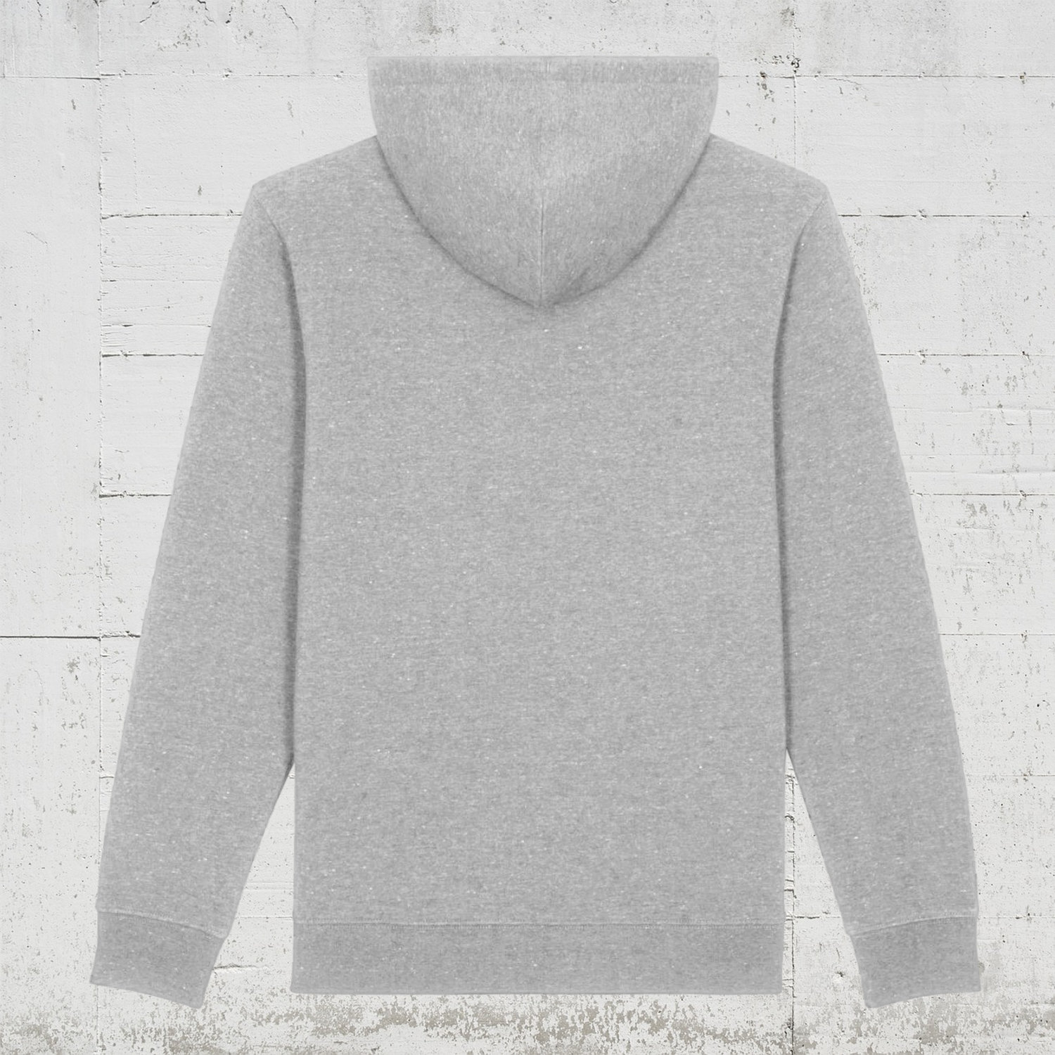 Mrs Funk | Bio Hoodie unisex heather grey back