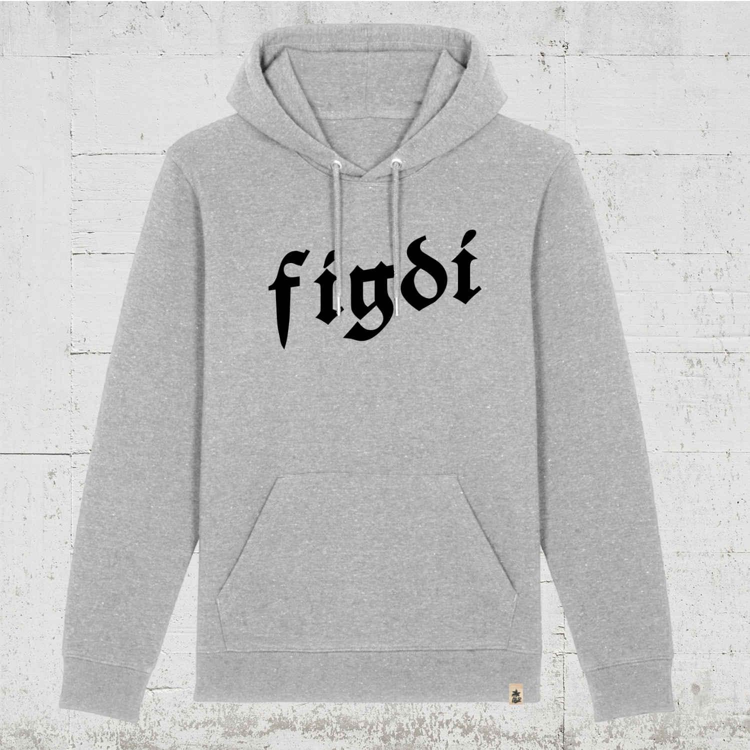 figdi | Bio Hoodie unisex heather grey