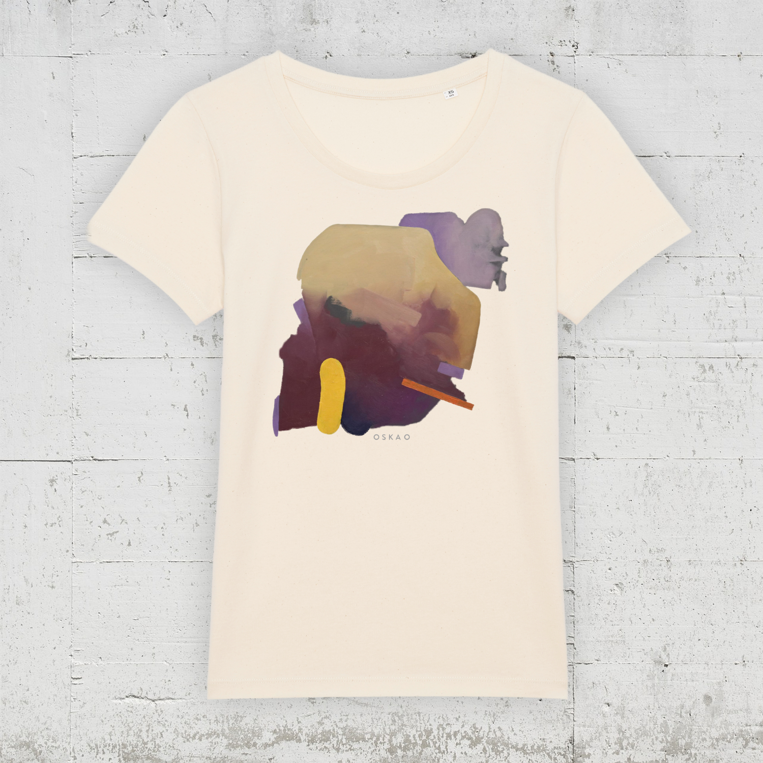 Oska O - Dough Heffner | Bio T-Shirt Women HLP-Artists natural raw