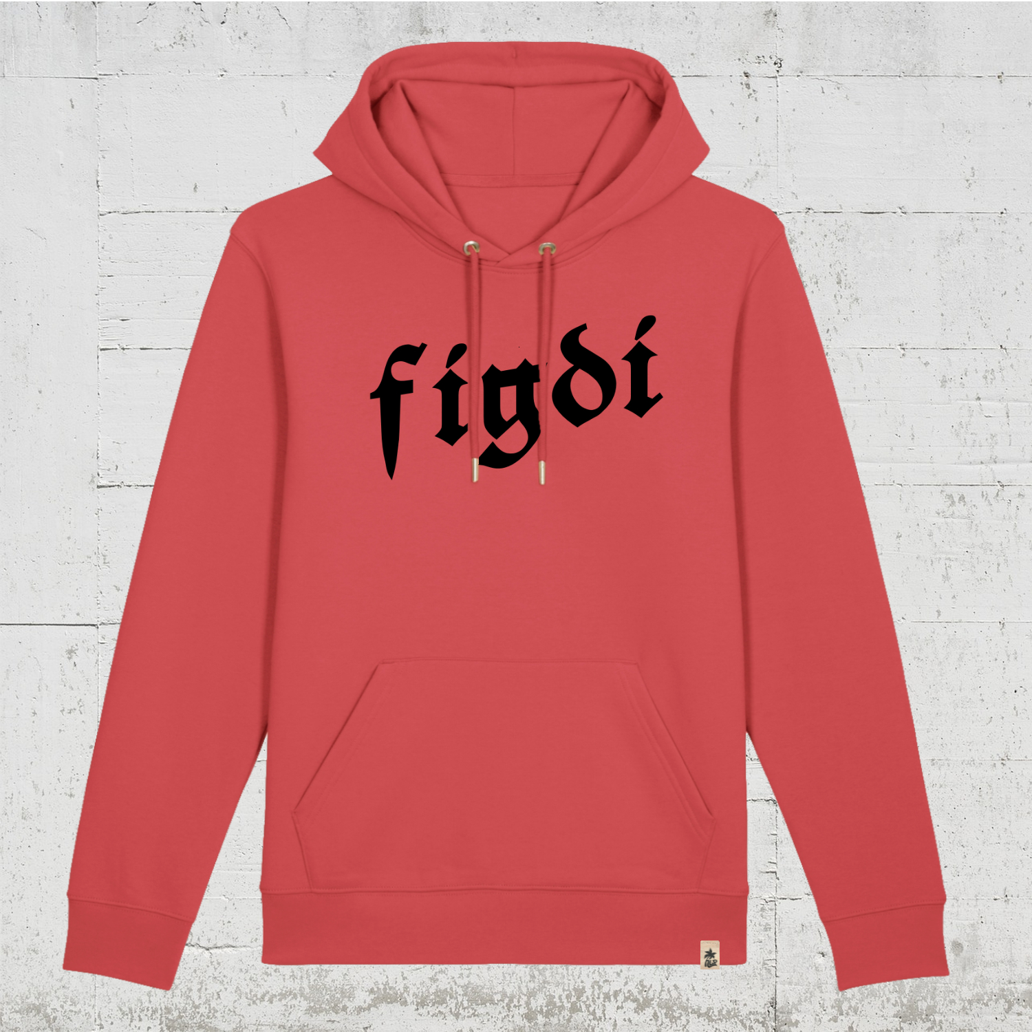 figdi | Bio Hoodie unisex carmine red