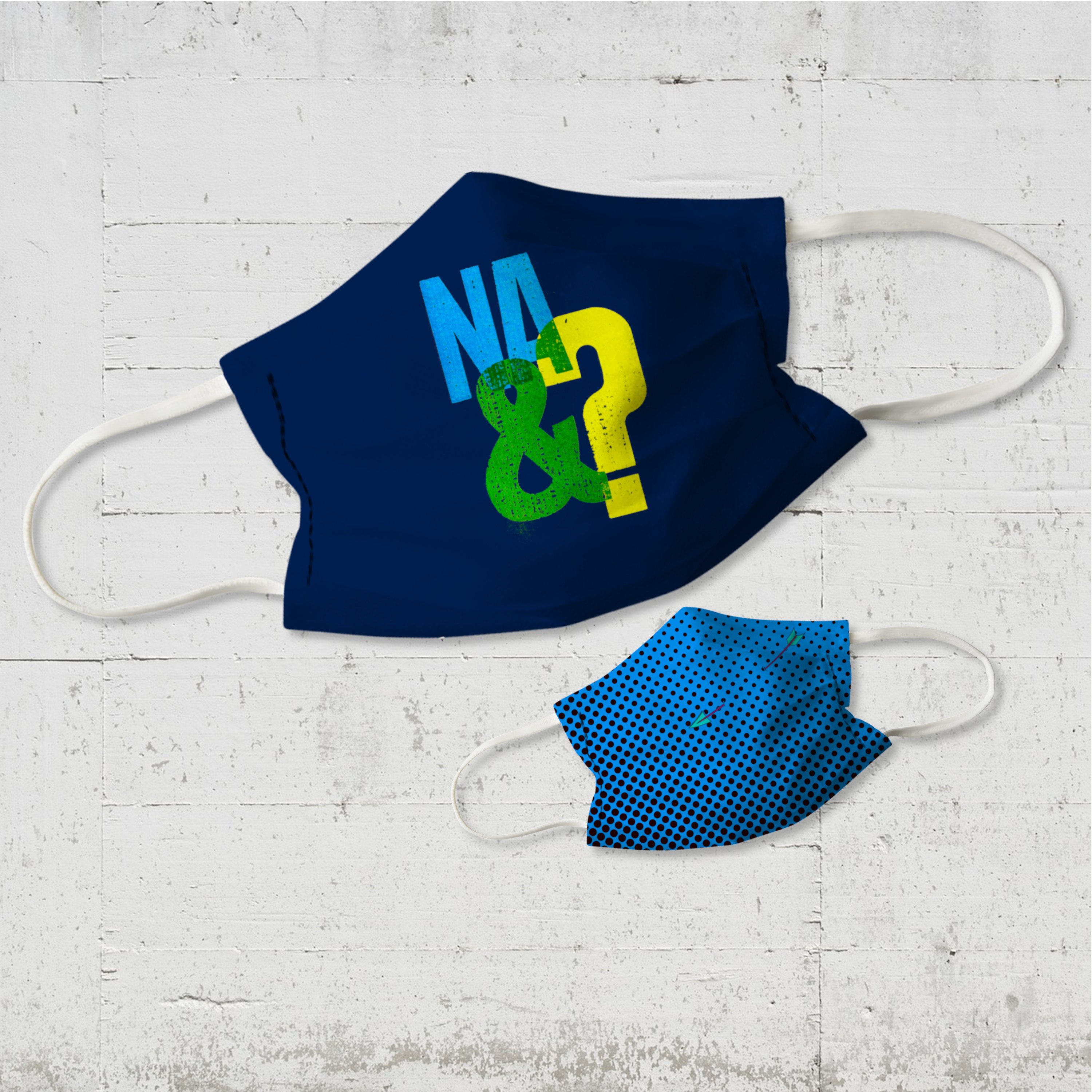 Na&? Wende-Maske im About Paper-Design organic fairwear vegan