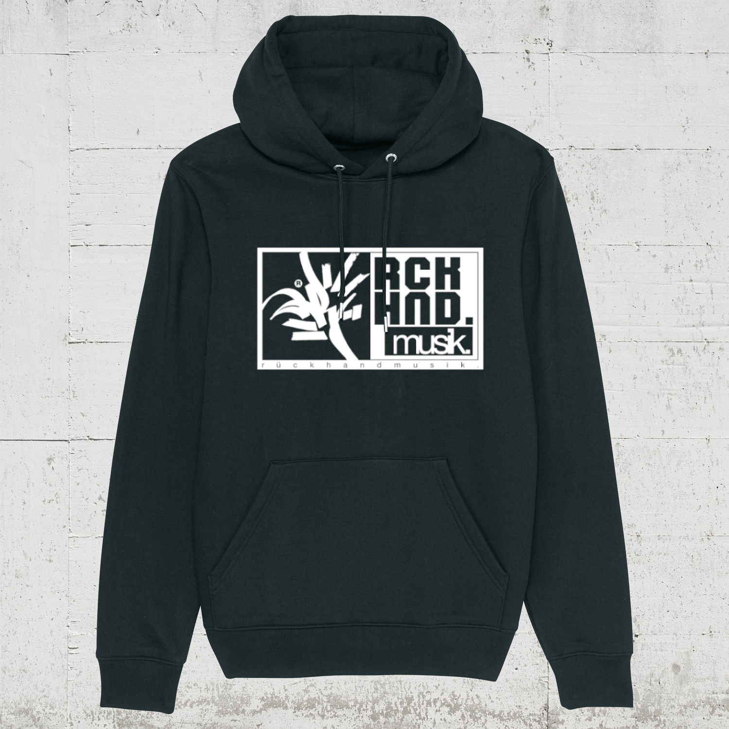 Rückhandmusik Logo | Hoodie Men HLP Artists