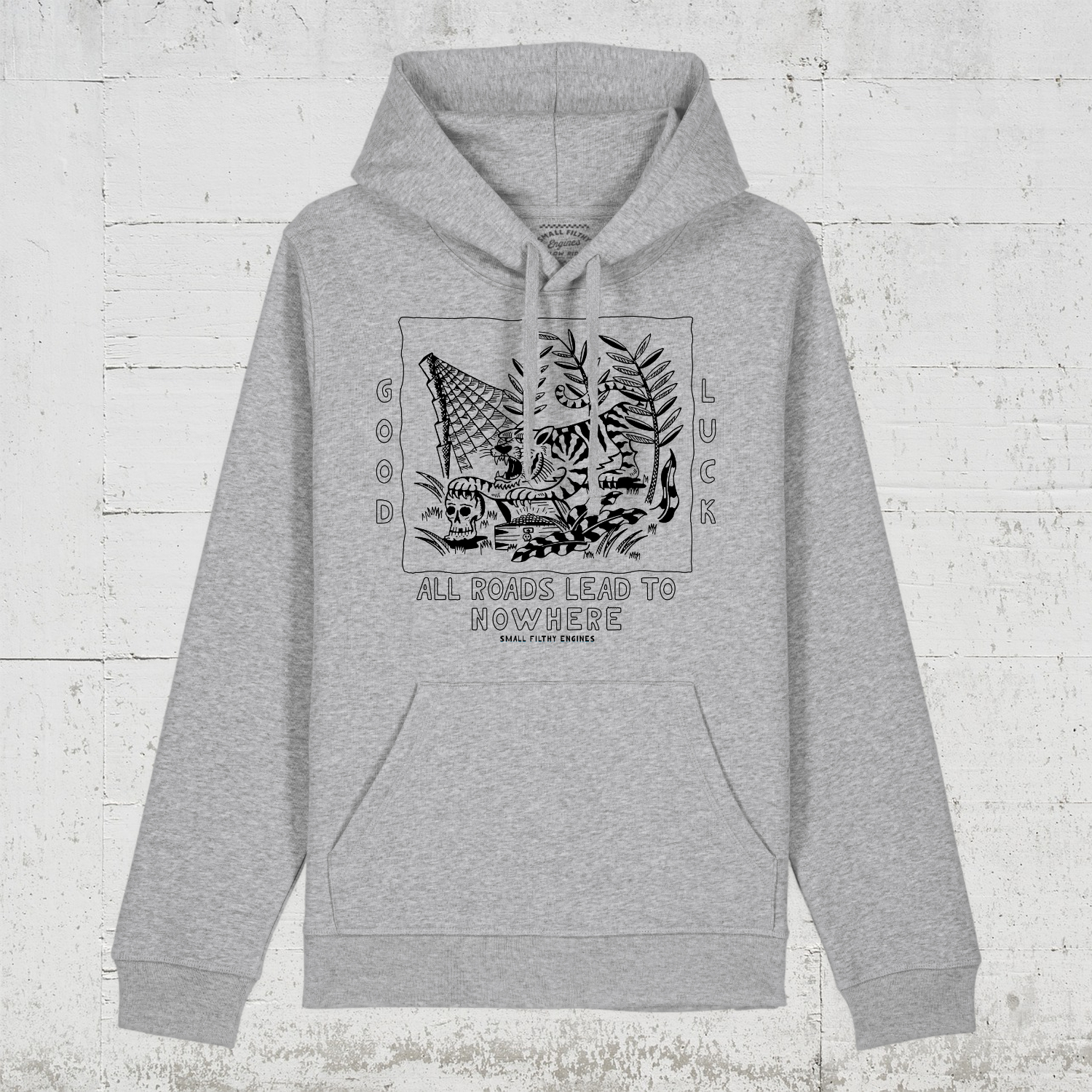 SFE All Roads | HLP Artists Bio Hoodie unisex - heather grey