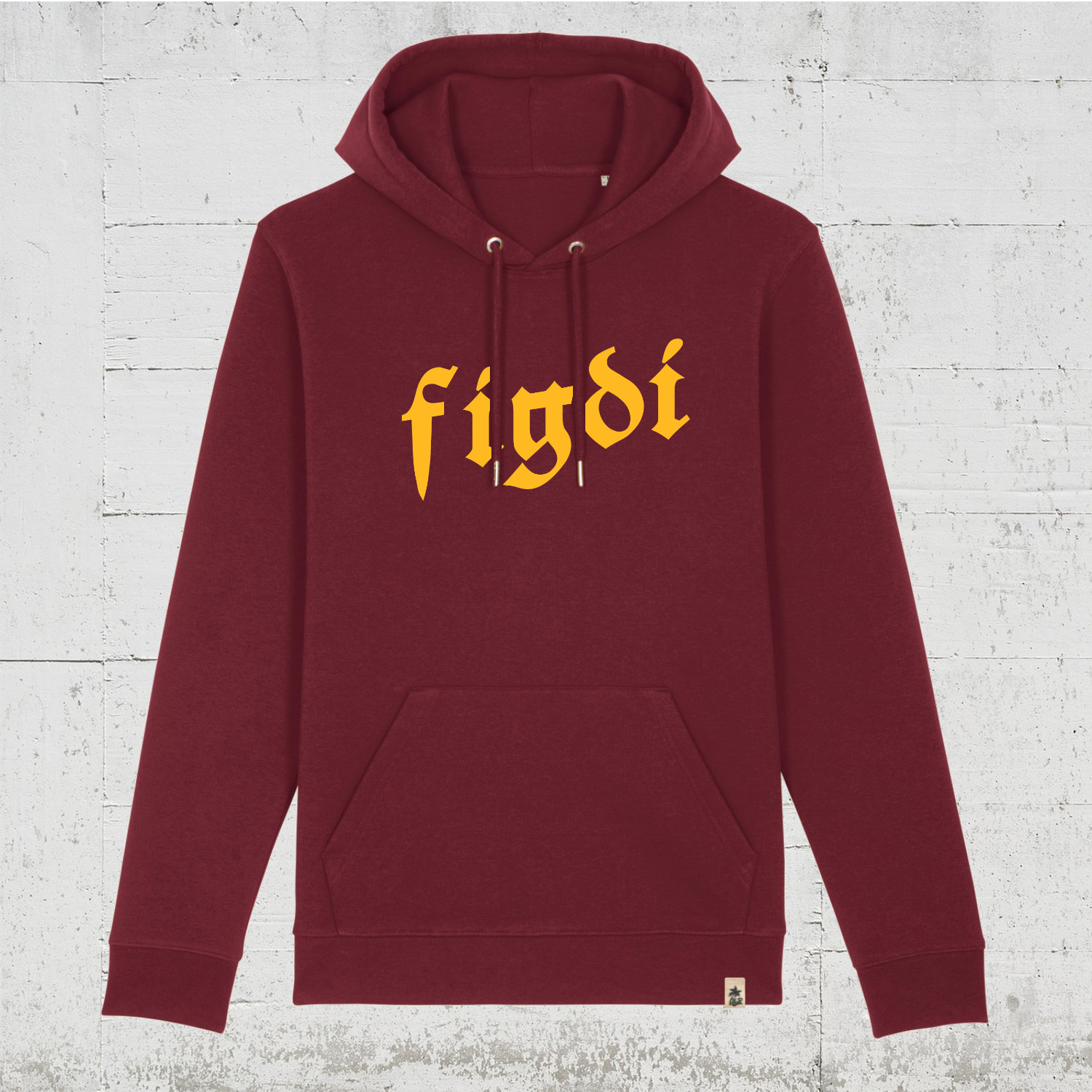 figdi | Bio Hoodie unisex burgundy