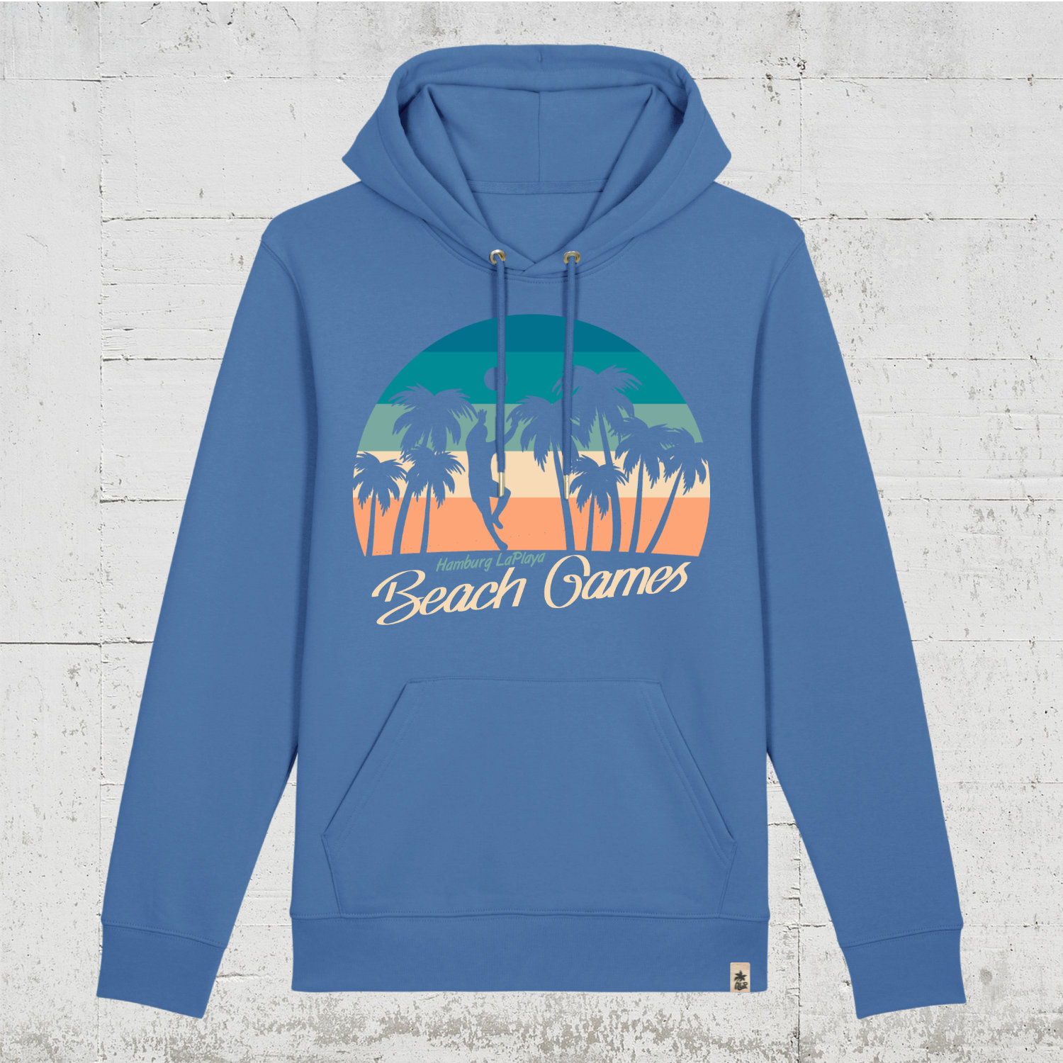 Beach Games | Bio Hoodie unisex bright blue