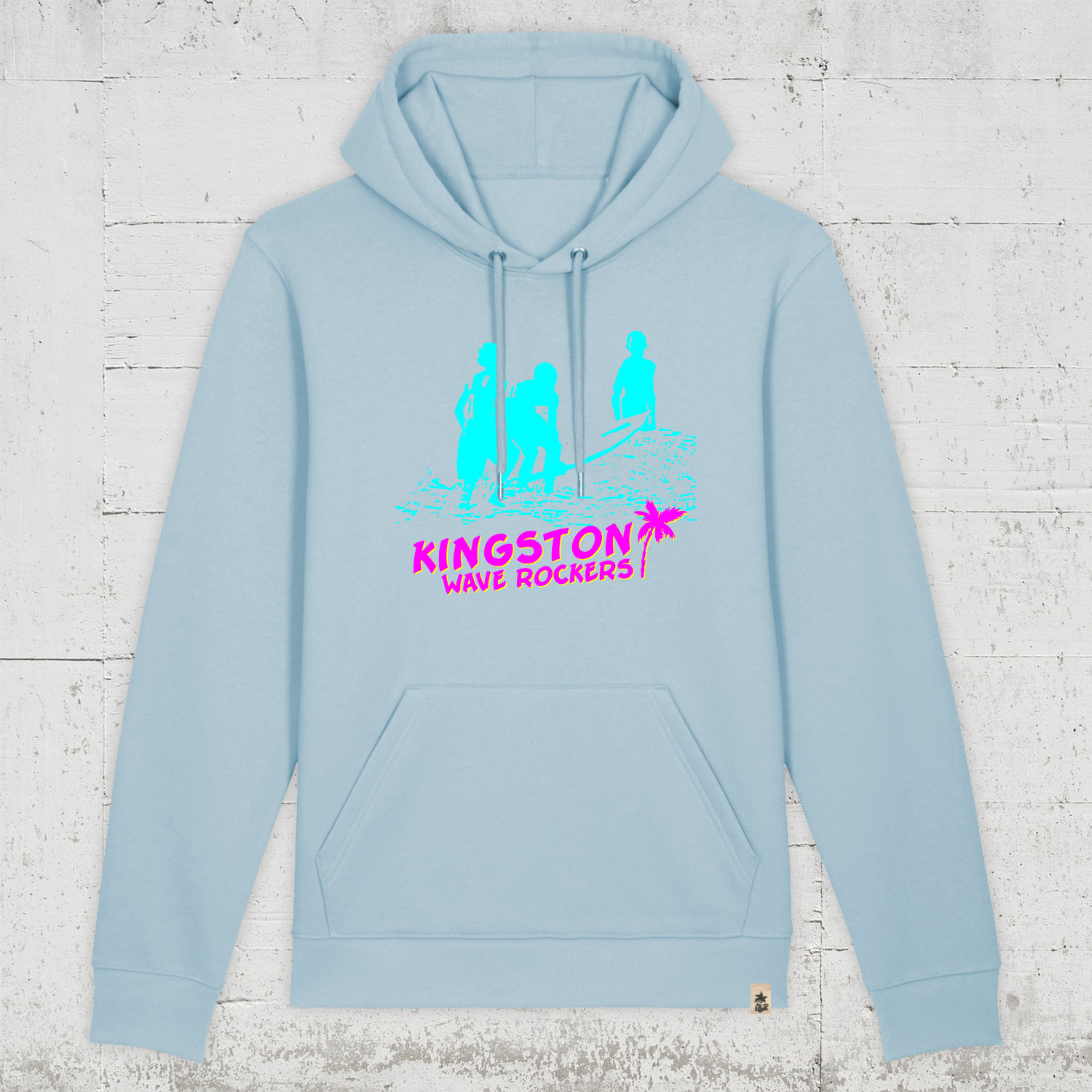 Kingston Wave Rockers | Bio Hoodie unisex sky blue