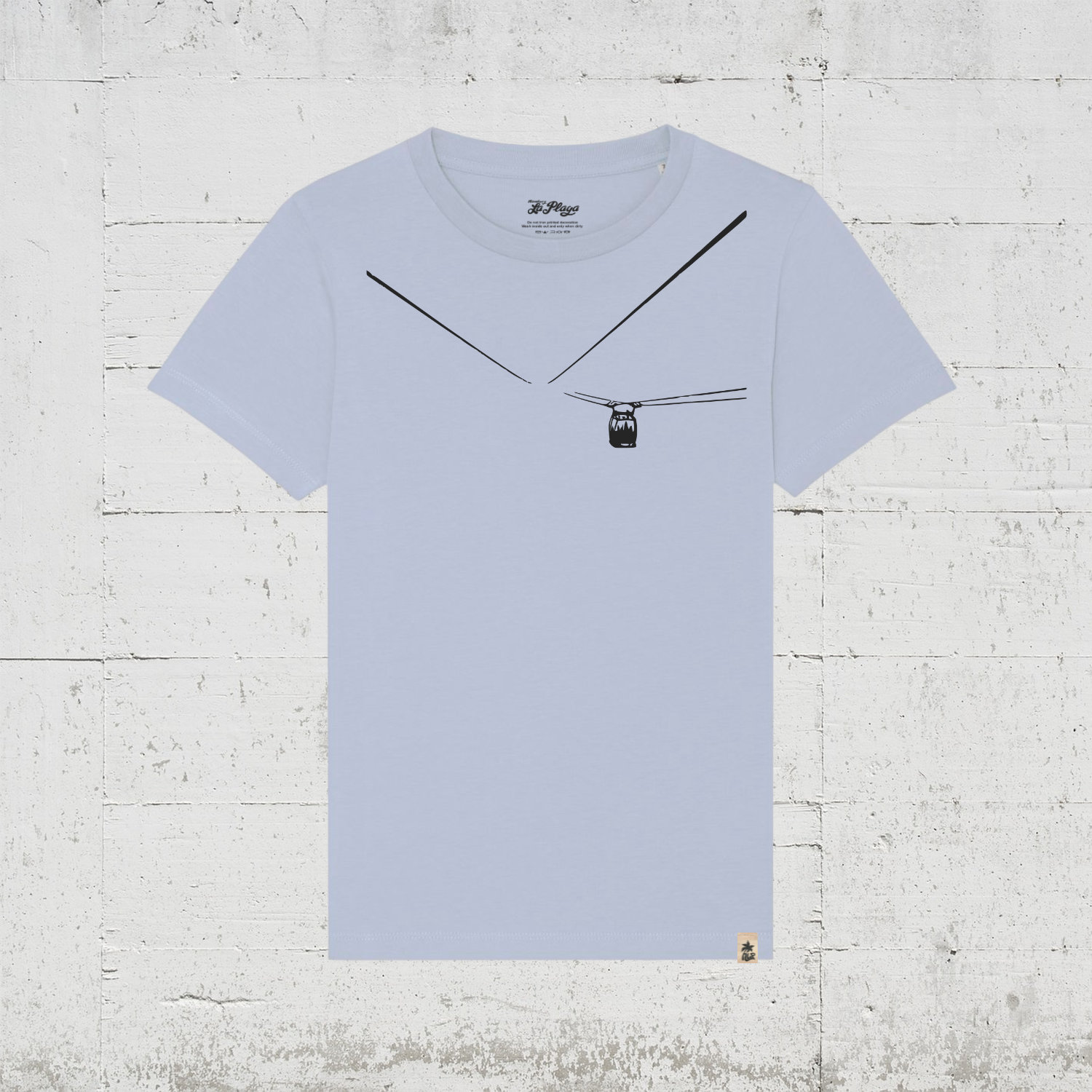 Nebelgondel | Bio T-Shirt Kids - serena blue
