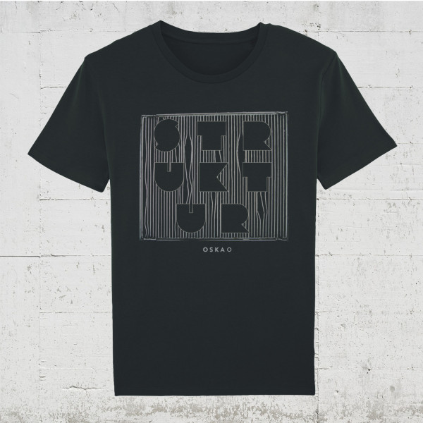 Oska O - Struktur | Bio T-Shirt Men HLP-Artists black