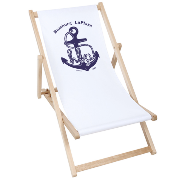 Anker und Tau | Liegestuhl Deck Chair - white