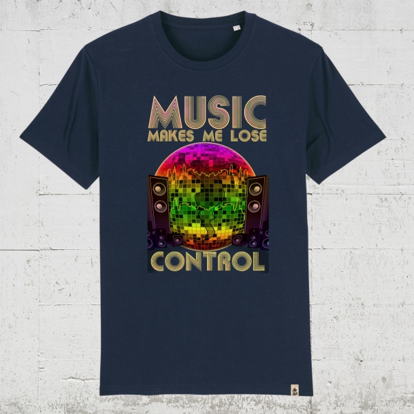 Music Makes Me Lose Control | Bio T-Shirt Men