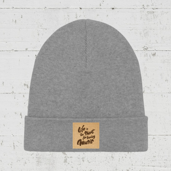 Life is too short for boring music!| Bio Rib Beanie unisex