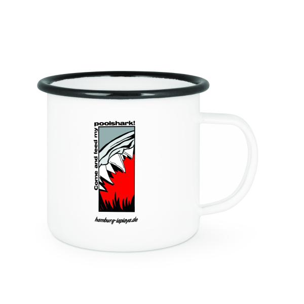 Poolshark | Emaille-Tasse
