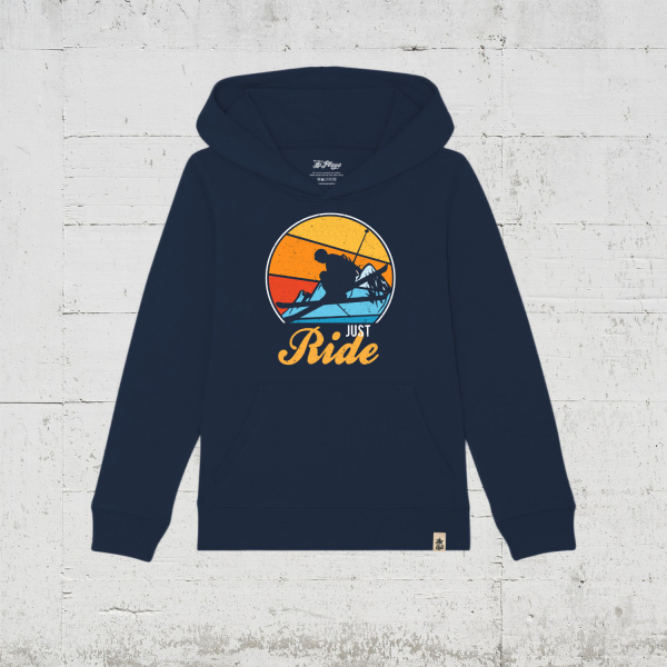 Just Ride Ski Edition | Bio Hoodie Kids