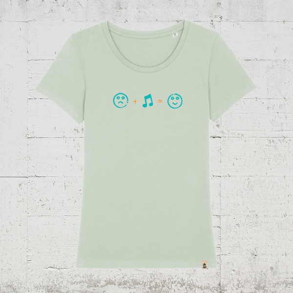 sad. music. happy. | Bio T-Shirt Women