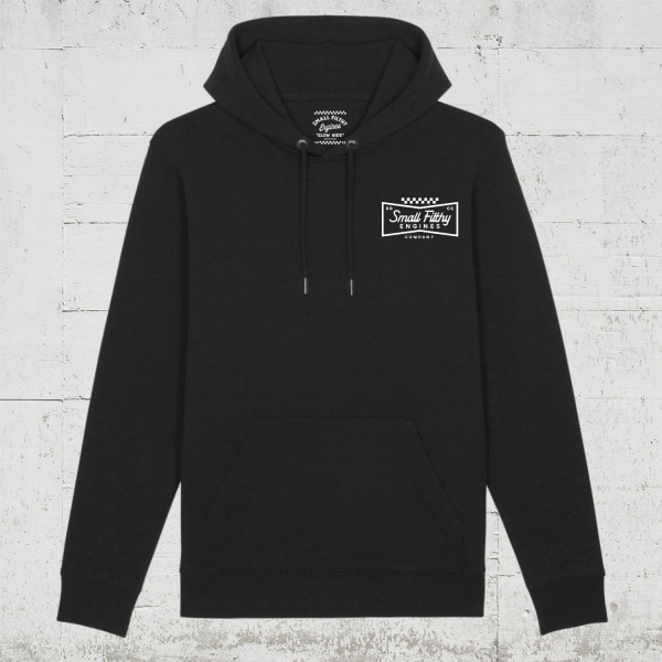 SFE Checker | Bio Hoodie unisex front - black