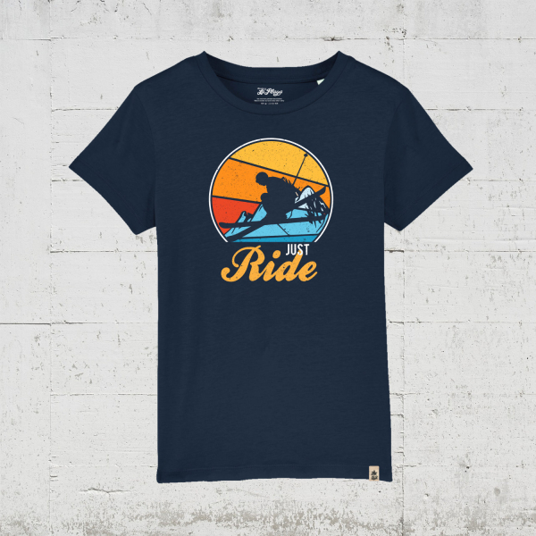 Just Ride Ski Edition | Bio T-Shirt Kids - french navy