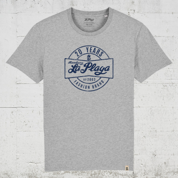 20 Years HLP | Bio T-Shirt Men - heather grey