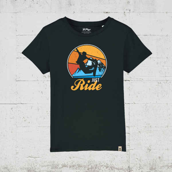 Just Ride Snowboard Edition | Bio T-Shirt Kids - black