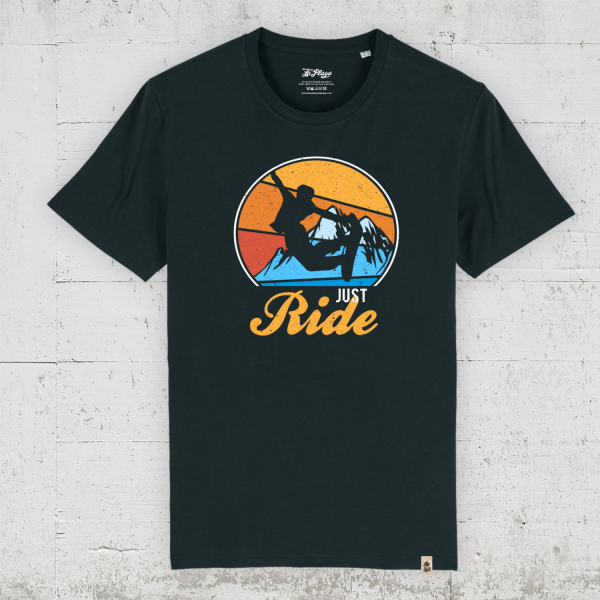 Just Ride - Snowboard Edition | Bio T-Shirt Men - black