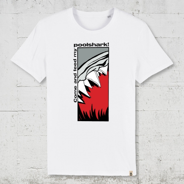 Poolshark | Bio T-Shirt Men white