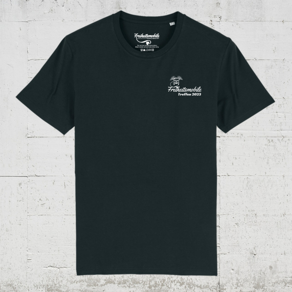 Freiheitsmobile Treffen23 | Bio T-Shirt Men frontt - black