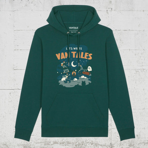 VANTALE - Let's Write Van Tales | Hoodie unisex - glazed green