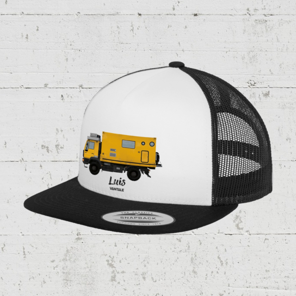 VANTALE Luis | Trucker Cap front - black - white - black