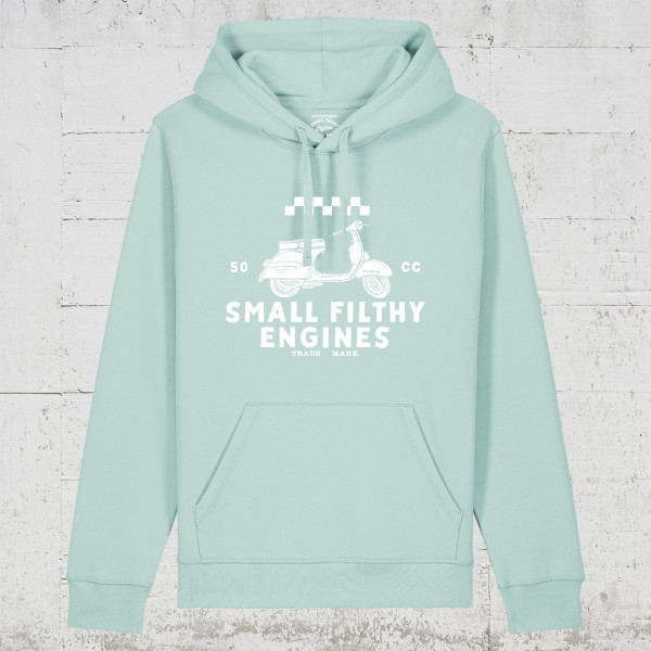 SFE Filthy Scooter | HLP Artists Bio Hoodie unisex - caribbean blue