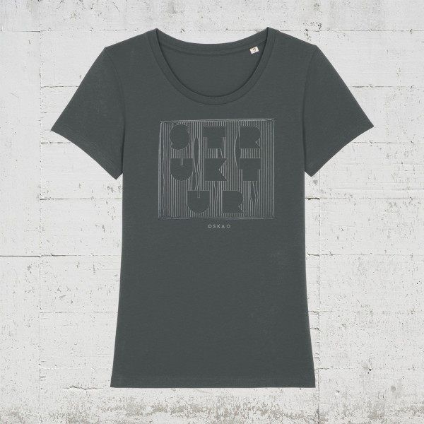 Oska O - Struktur | Bio T-Shirt Women HLP-Artists