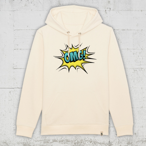 OMG! | Bio Hoodie unisex narural raw