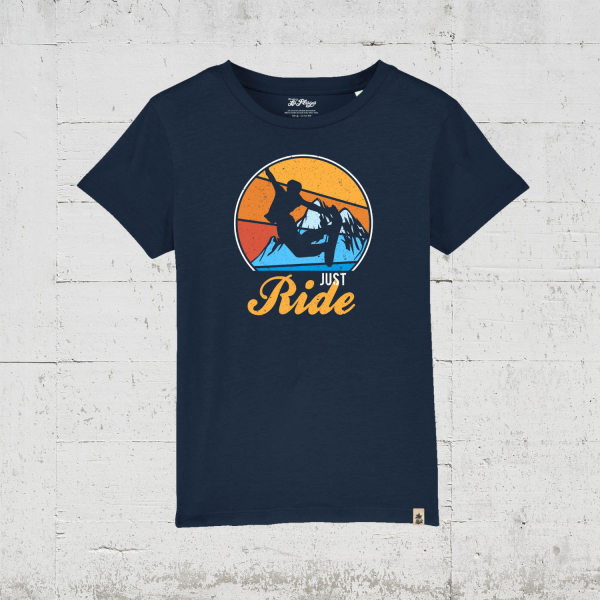 Just Ride Snowboard Edition | Bio T-Shirt Kids - french navy