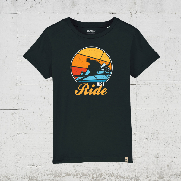 Just Ride Ski Edition | Bio T-Shirt Kids - black