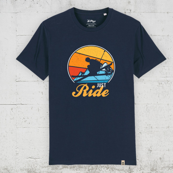 Just Ride - Ski Edition | Bio T-Shirt Men - french navy
