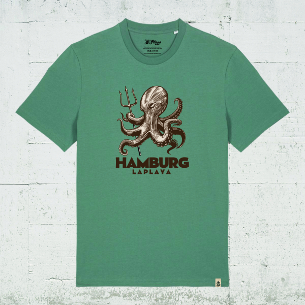 Neptuns Octopus | Bio T-Shirt Men in green bay