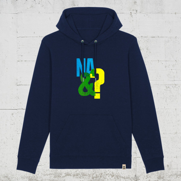 About Paper - Na&? | Bio Hoodie unisex HLP Artists french navy