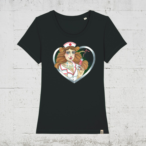 Cutekarin - Love Injection | Bio T-Shirt Women HLP Artists