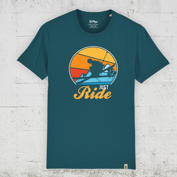 Just Ride - Ski Edition | Bio T-Shirt Men - strargazer