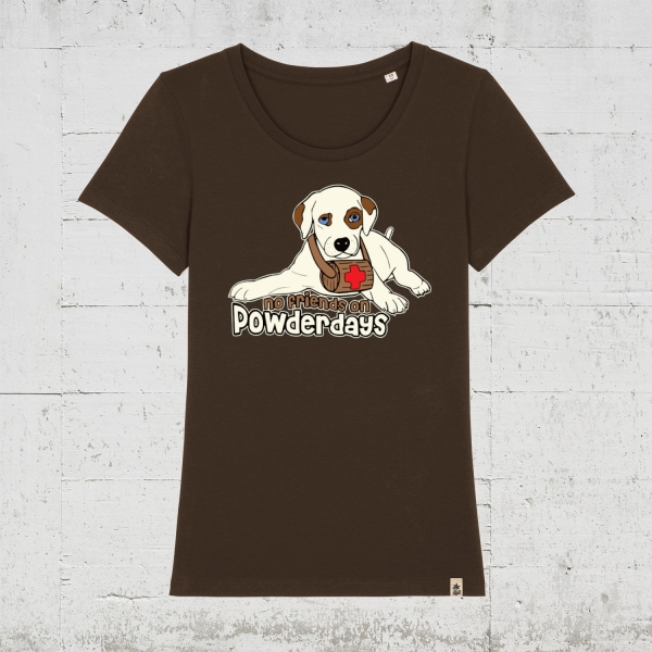 No Friends On Powderdays | Bio T-Shirt Women