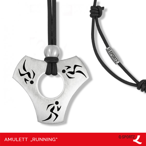 Running Amulett-Dreiecks-Kette Q-Sportz