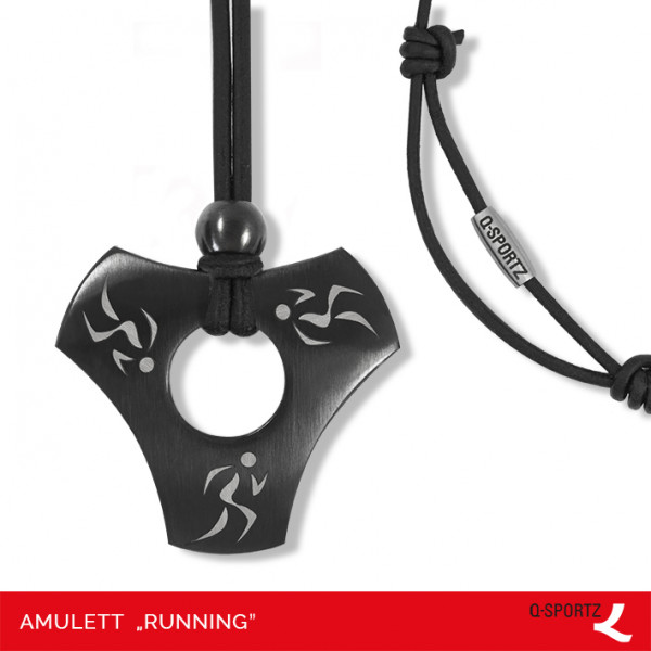 Running Amulett-Dreiecks-Kette Q-Sportz