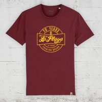 20 Years HLP | Bio T-Shirt Men - burgundy
