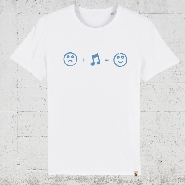 sad. music. happy. | Bio T-Shirt Men